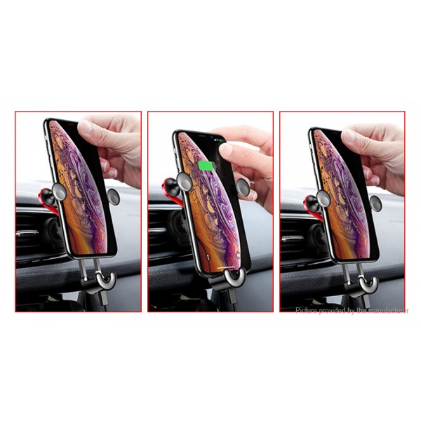 Authentic Baseus Car Air Vent Mount Gravity Linkage Cell Phone Holder Stand